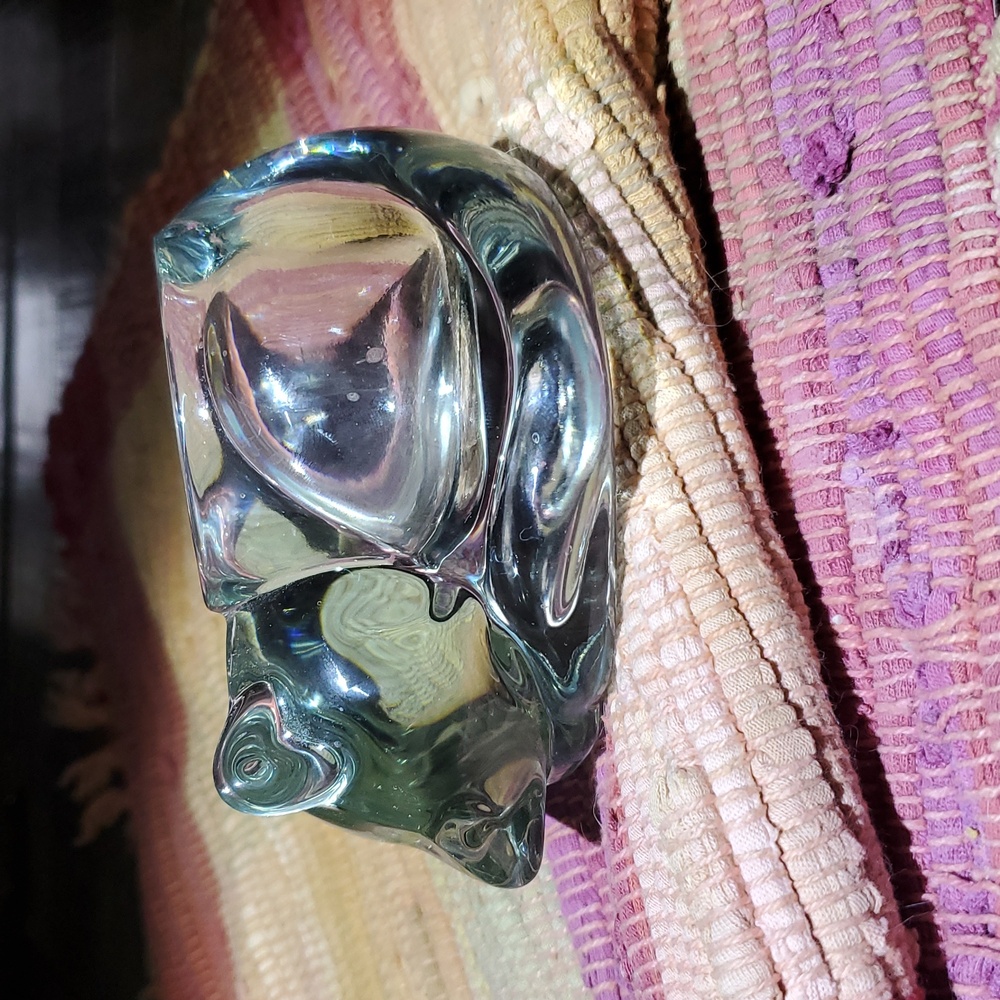Elegant Glass Cat Figurine Candleholder‎ - Picture 5 of 5